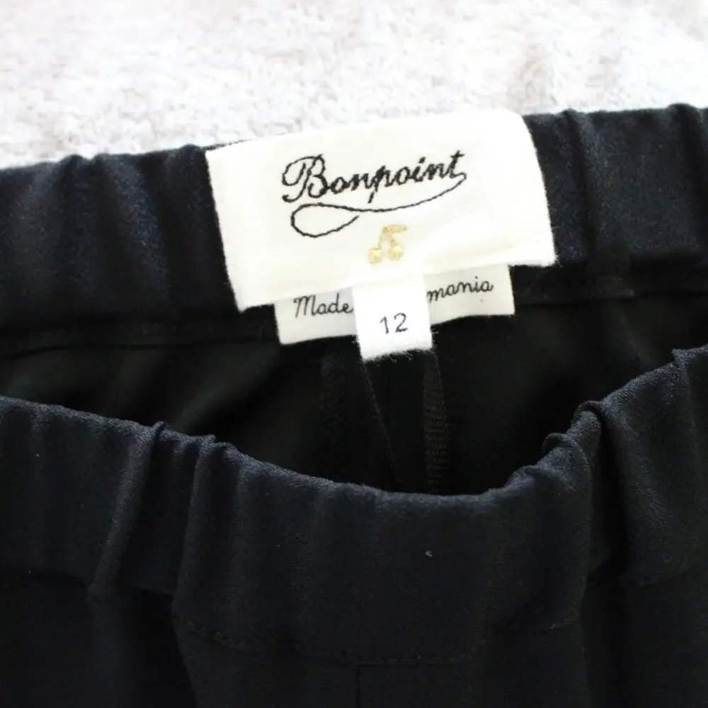 NWT‎ Bonpoint Couture Joe Tuxedo Pants Black Formal Girls 12